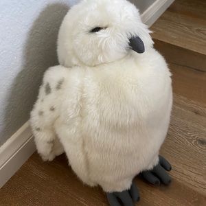 Harry Potter plush Hedwig, puppet with owl sounds